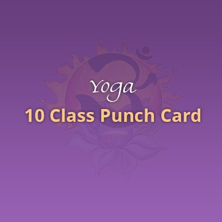 Yoga 10 Class Punch Card