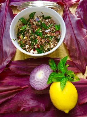 Photo From: Quinoa Hemp Seed Salad w/ Lemon Mustard Salad Dressing
