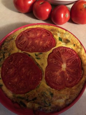 Photo From: Crustless Spinach Quiche